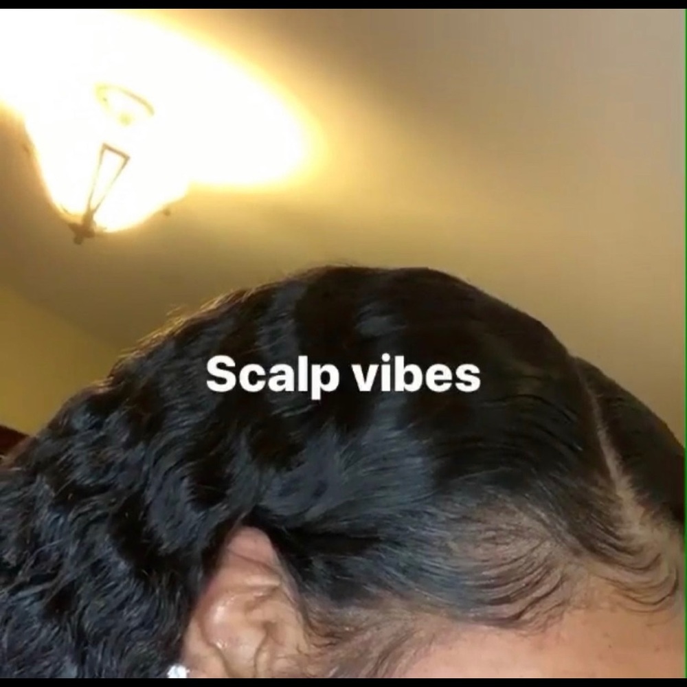 22 inch 360 Lace frontal wig (non remy)